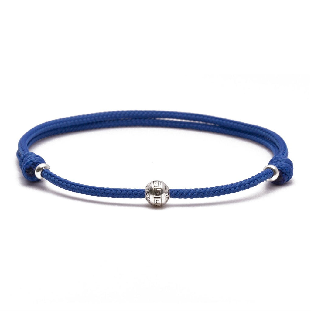 Men's Adjustable Cord Bracelet - Blue