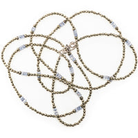 Lolite & Pyrite opra length necklace