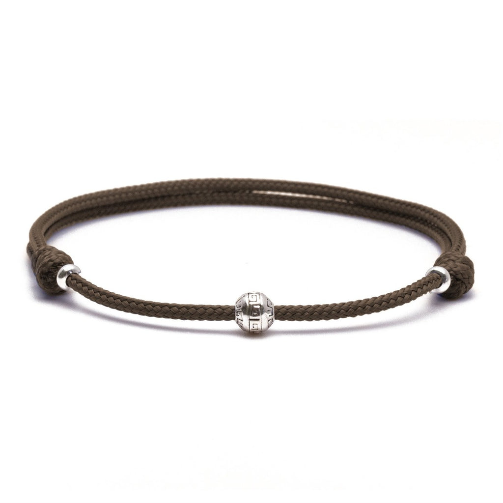 Men's Adjustable Cord Bracelet - Brown