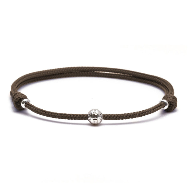 Men's Adjustable Cord Bracelet - Brown – Knotted Rocks