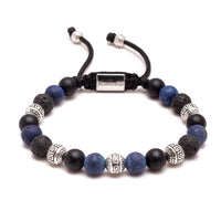 luxury quality designer mens beaded bracelet