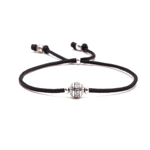 Women's Drawstring Bracelet - Black